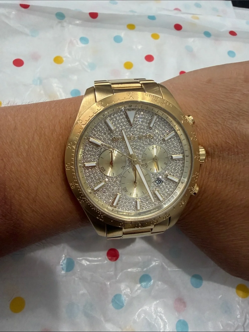 Michael Kors gold tone